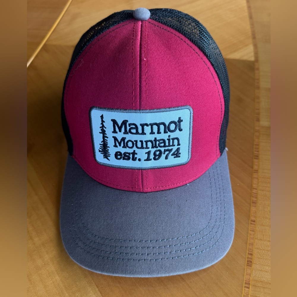 LIKE NEW Marmot Mountain Mesh Trucker Hat
